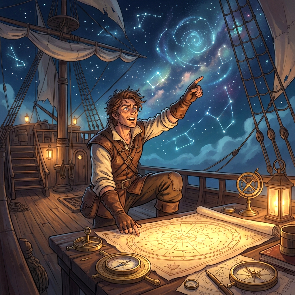 Lyra Starfall - The Celestial Navigator