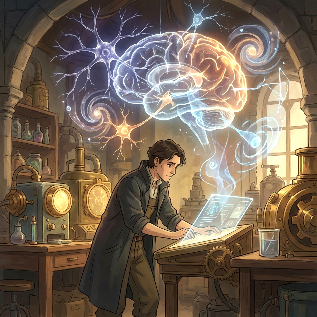 Mira Solis - The Neural Cartographer